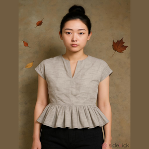 RARE 80s Yoshie Inaba Vintage Japan made pleated and lined